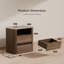 Table de chevet 2 tiroirs avec station de charge-1172227387