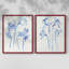 Inky Daffodils I - reproduction encadrée de qualité supérieure - prête à être accrochée - aucun clou requis - aucun clou requis-186278442-186278444