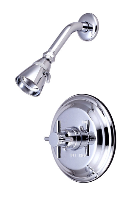 South Beach Pressure Balance Shower Faucet Trim, Polished Chrome