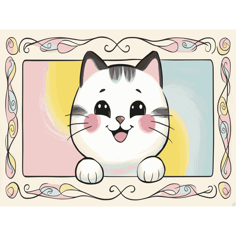 Tapis pour enfants East Urban Home, Rectangulaire 2 pi x 3 pi