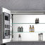 40 po L 30 po Grande armoire à pharmacie rectangulaire à surface en H H avec miroir en aluminium