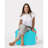 Turquoise Garden Pouffe with 100% Original Bead Styrofoam, 17.7 x 17.7 x 17.7 inches | Waterproof 100% Polyester Fabric, Hidden Zipper System | Stylish & Modern Seating for Outdoor Entertainment & Relaxation-254448362
