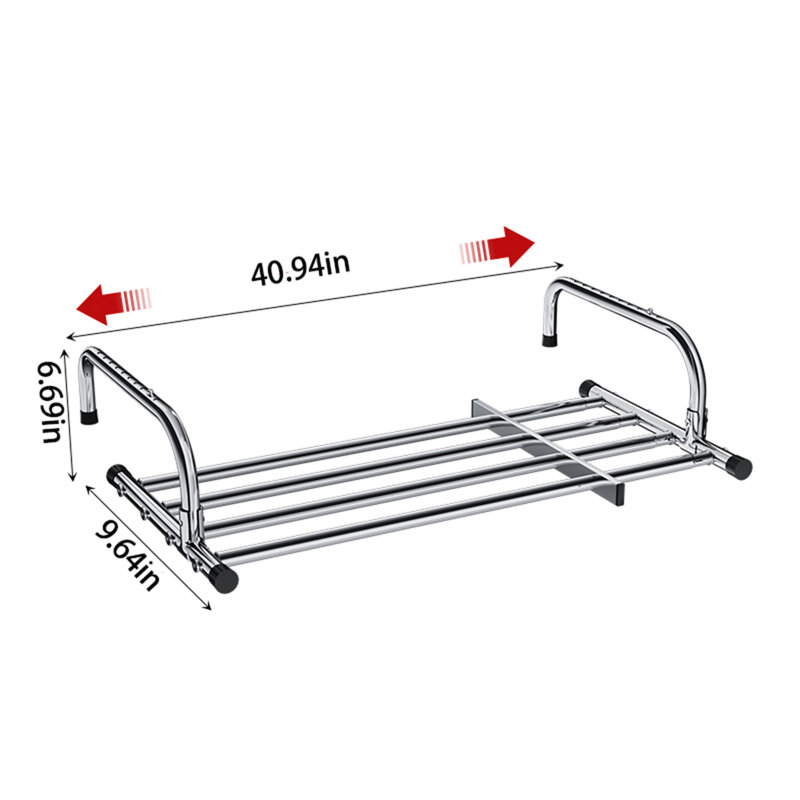 Made Of High-Quality, Waterproof And Rust-Resistant Materials., 9.64" H x 40.94" W x 6.69" D