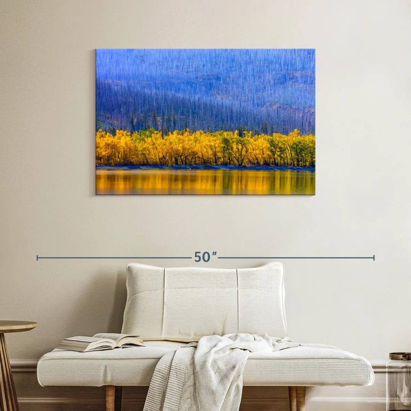 Alvord Glacier Park Autumn, H 26 po x l 39 po