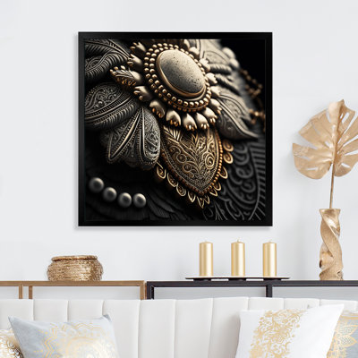 «Doreather Portrait Of A Boho Chic Woman III», reproduction sur toile