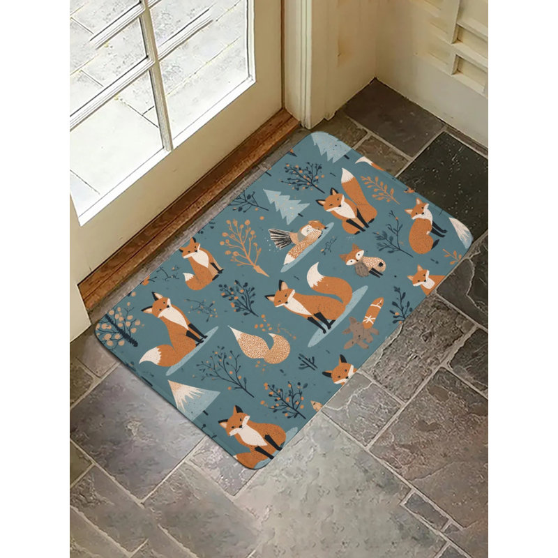 Tapis de bain Forest Fox, Birds, 36 x 24 po