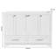 Meuble-lavabo simple 48 po Modern White