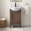 Meuble-lavabo simple autoportant de 20 po avec plateau en céramique Arlowene-956549731-998299497