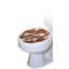 Décalcomanie de siège de toilette en cuir de vache Western-88992003