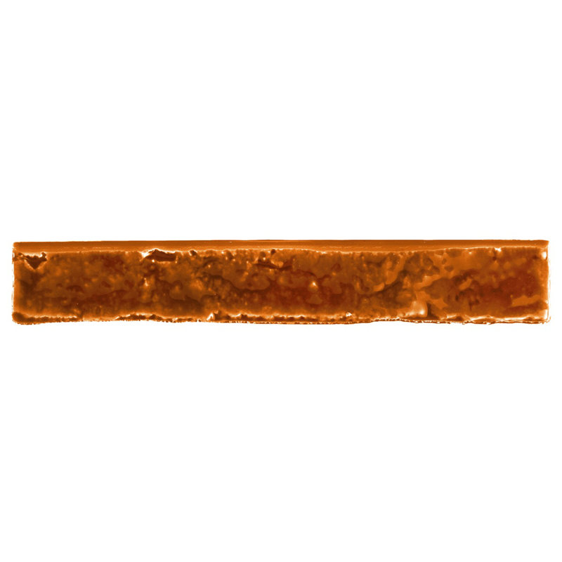  Carreau de faïence en céramique brillante craquelée 1,5 po x 9 po Paragon, Brun
