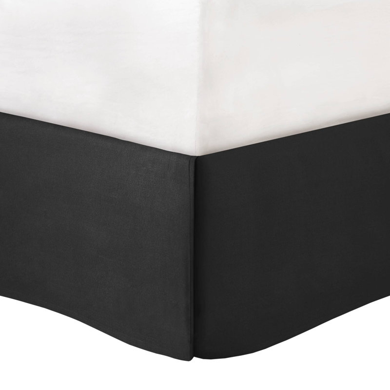 Twin Black and Teal Plaid Microfiber Bed in a Bag Set