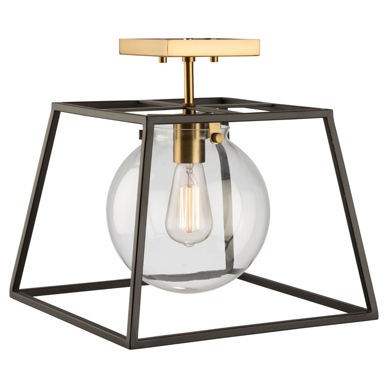 Plafonnier semi-encastré 1 lumière 10 po revis