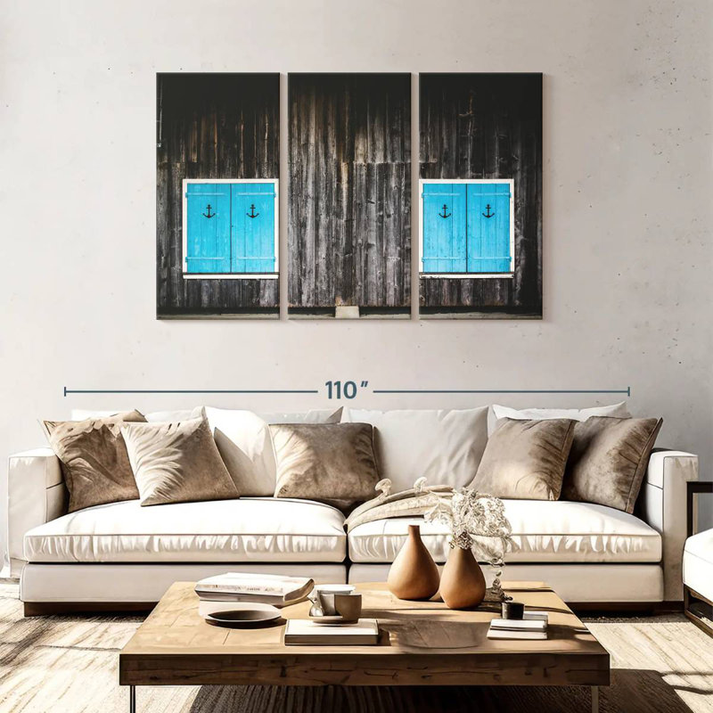 Lilie Nautical Windows, 48" H x 74" W