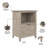 Huckins End Table with Storage