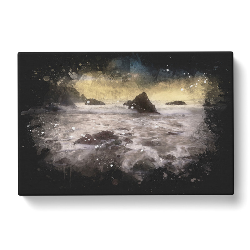 Beach View - Wrapped Canvas, 60cm H x 91cm W x 3cm D