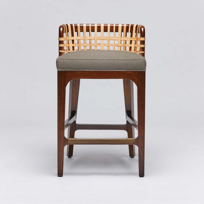 Palms Upholstered Stool