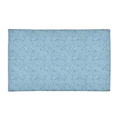 Tapis de zone bleu reg patterns