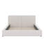 Queen Size Upholstered Grounded Bed With Velvet Fabric-131370718