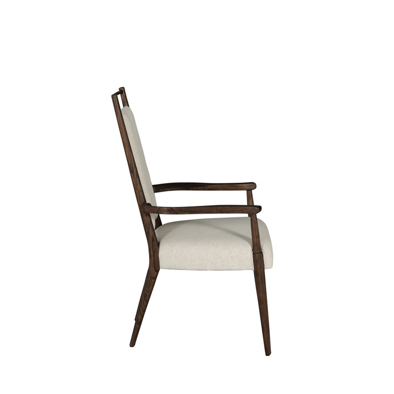 Highland Oak High Back Dining Arm Chair, Dusk