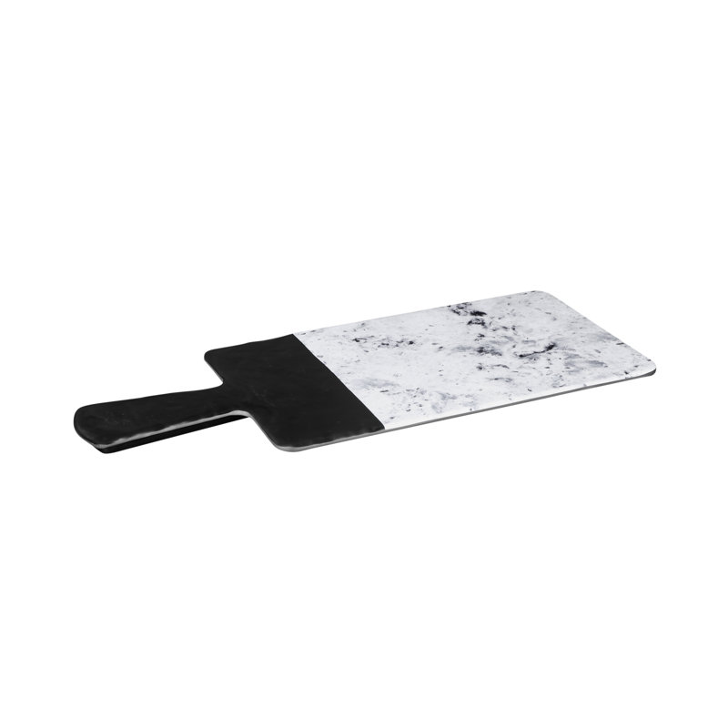 Planche à fromage en mélamine Fo Bwa / Sierra / Horizon Slate, Noir / marbre Horizon