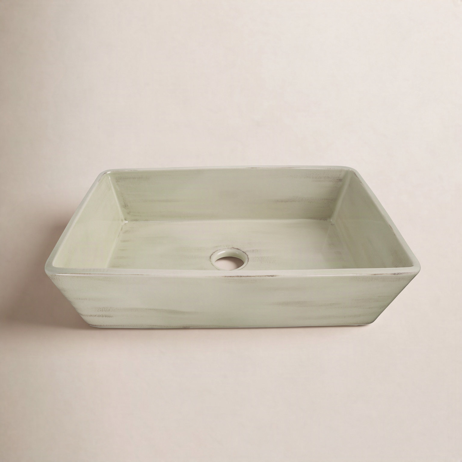 Vineyard 33" Apron Farmhouse Kitchen Sink, Shabby Green