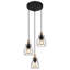 Ahzhane 3 - Light Matte Black Pendant