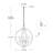 Freddi 4 - Light Dimmable Chandelier