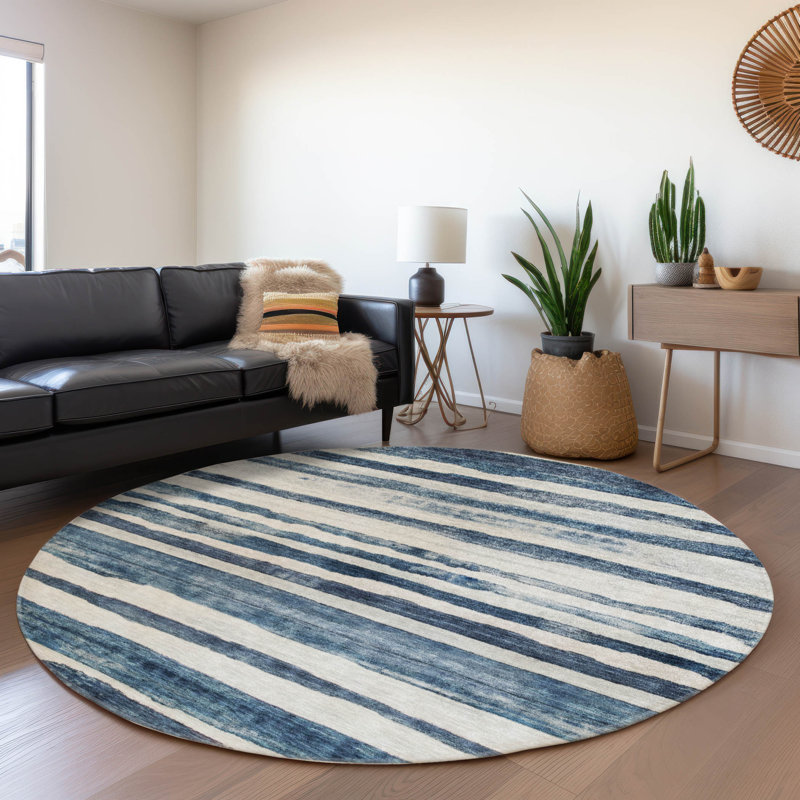 Tapis intérieur / extérieur bleu , 8 pi x 8 pi