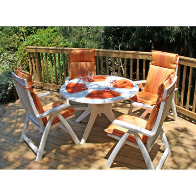 Argo 4 - Person Patio Dining Set with Round Table