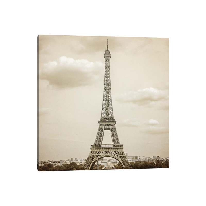 Streets Of Paris 2 by Kimberly Allen - Wrapped Canvas Print, 45.72 cm H x 45.72 cm W