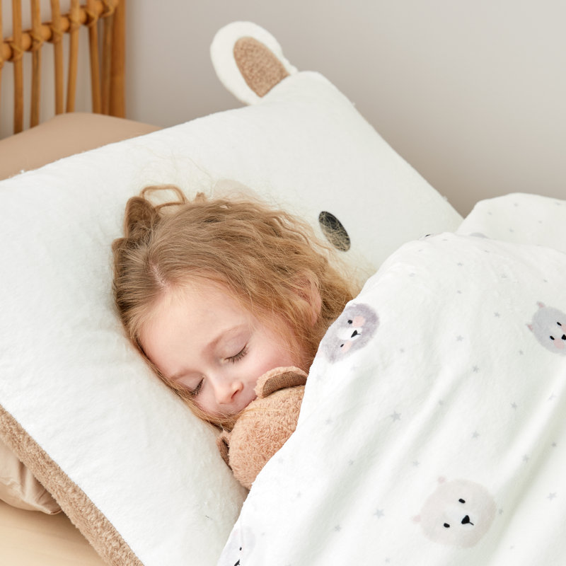 Cosy Bear So Soft Duvet Cover Set, Double Duvet Cover + 2 Standard Pillowcases