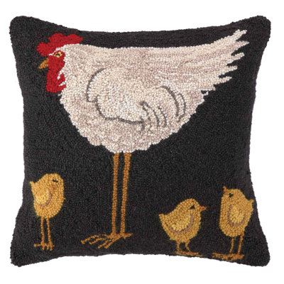  Coussin poule et poussins