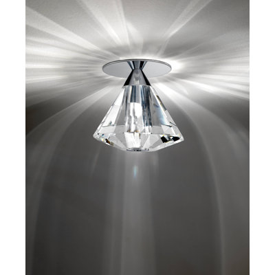 Crystal Semi Flush Mount
