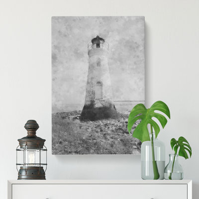View Of A Lighthouse Vol.3 - Wrapped Canvas