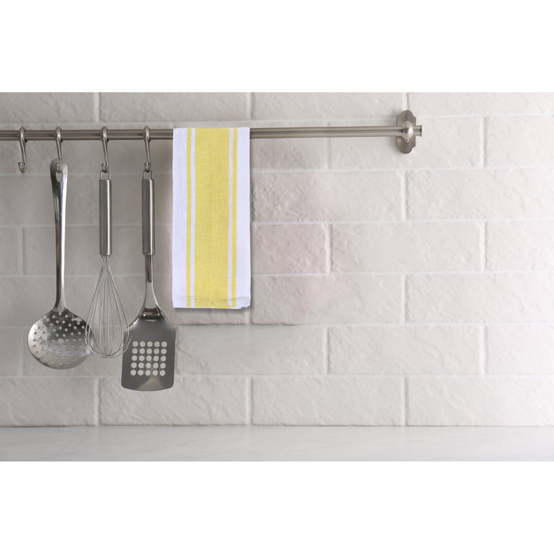 Serviettes de cuisine en coton, Jaune