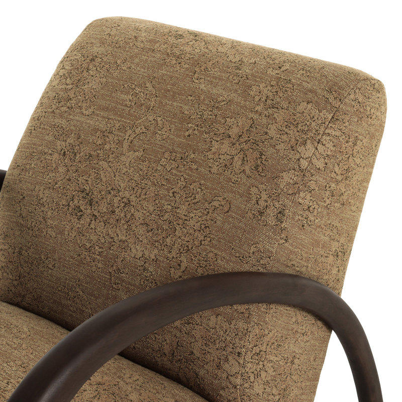 Sandro Leather Armchair, Fallingbrook Cafe Polyester Blend