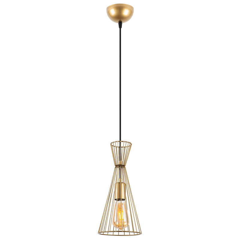 Luminaire suspendu conique à 1 lumière Fedler