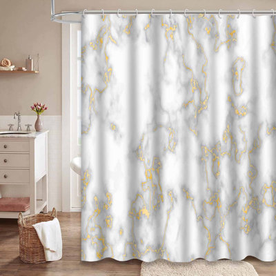 Rideau de douche Marble