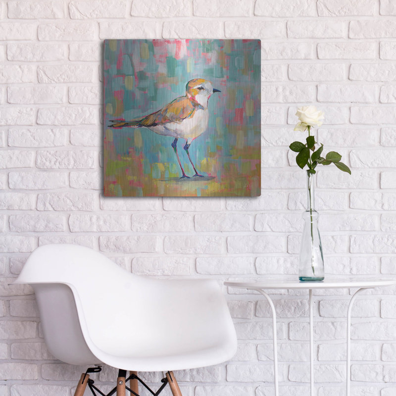 «Coastal Plover III» par Jeanette Vertentes, H 24 po x l 24 po