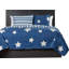 Ensemble de courtepointe réversible traditionnelle en coton Star-397024476-397024449