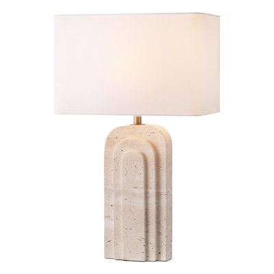 Rodrick Travertine Table Lamp
