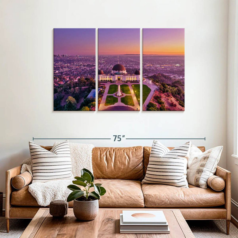 Sireci Griffith Observatory, 36" H x 57" W