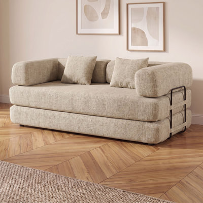 Canapé-lit convertible avec coussin, canapé-lit pliant pour salon, l 78,7 po