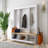 Farmhouse Hall Tree Entryway Organizer With Storage Bench-649257235