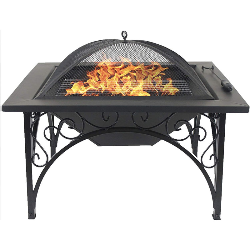 Mccaw Square Steel Fire Pit
