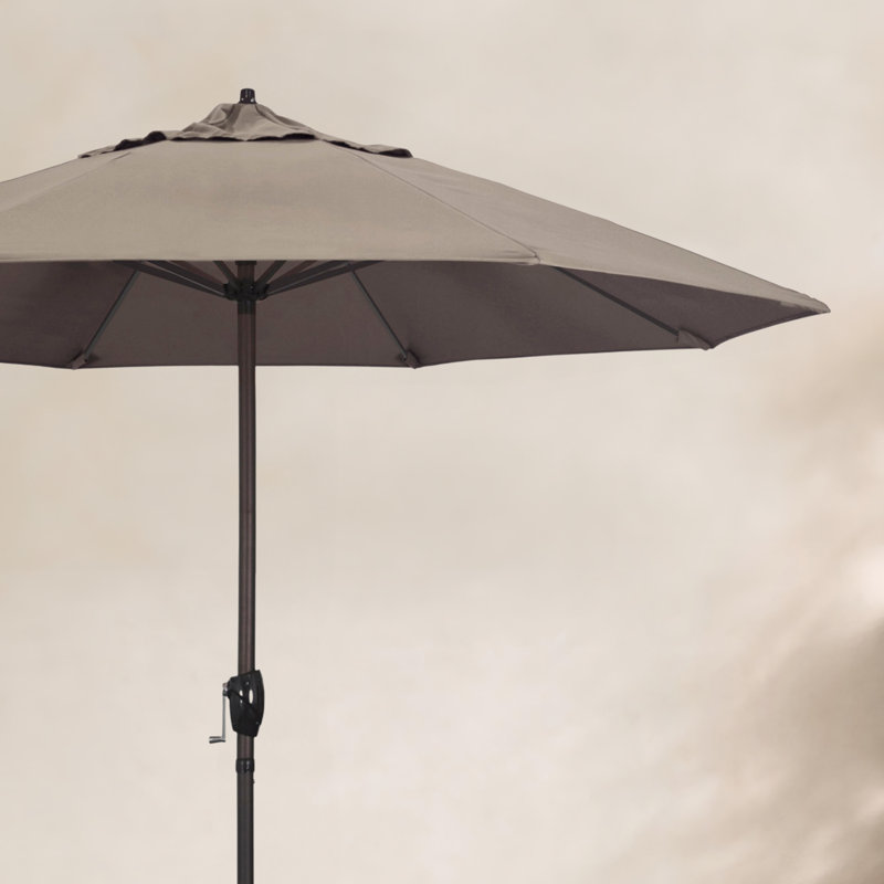 Mira 9' Market Sunbrella® Umbrella, Taupe- Pacifica