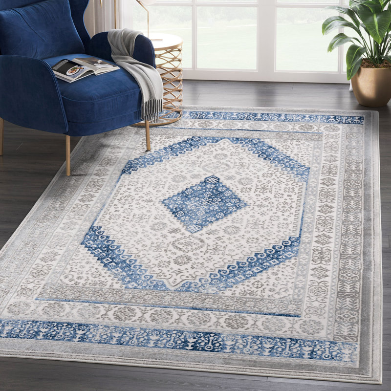 Oriental Indoor Rug, Rectangle 4' x 6'