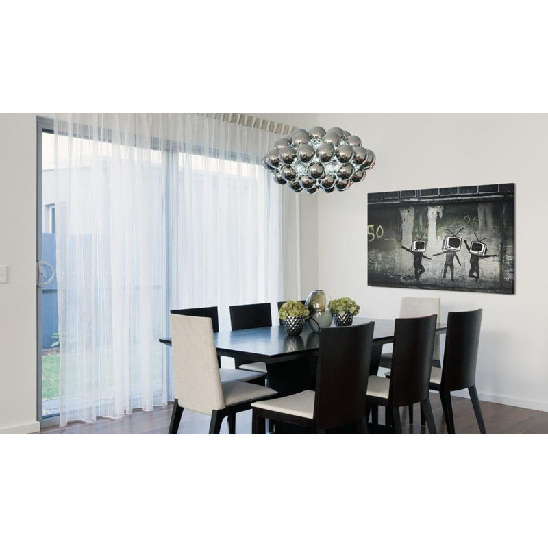 Traiana Banksy Tv Heads Dance sur toile