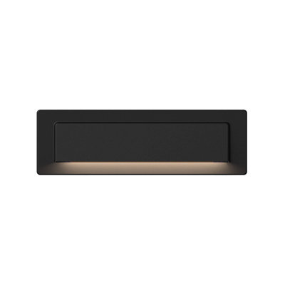 Matte Black Integrated LED Metal Step Light