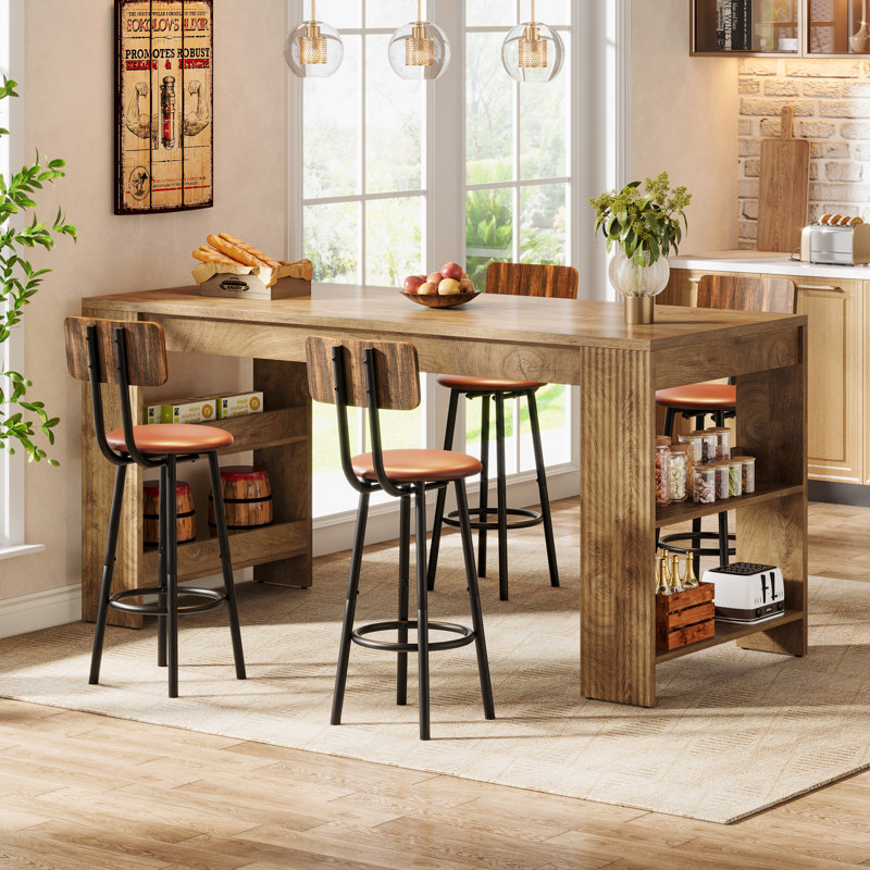 160.02 cm W Kitchen Island with Top, Natural